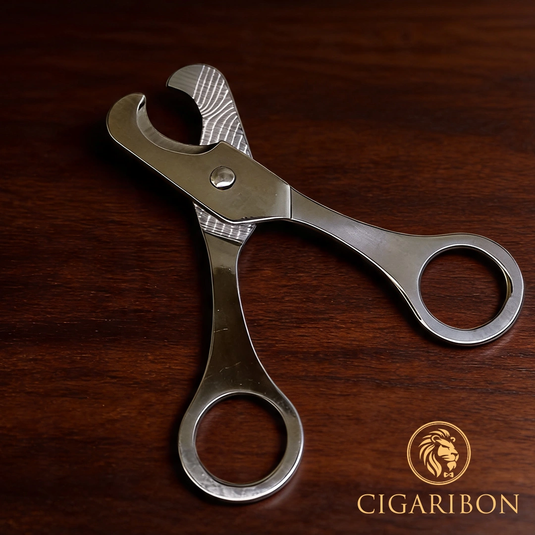 CIGAR CUTTER SCISSORS STAINLESS STEEL B004