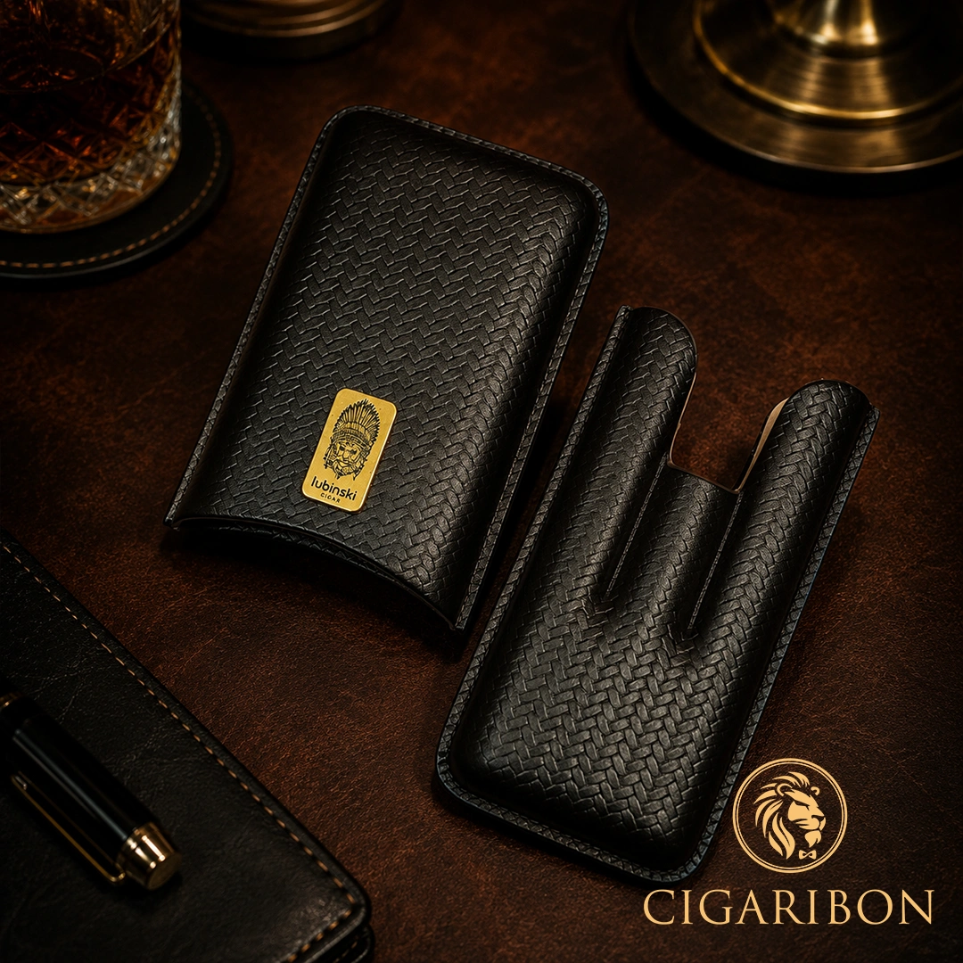 CIGAR CASE LUBINSKI PREMIUM 3 CAPACITIES YJA-50018