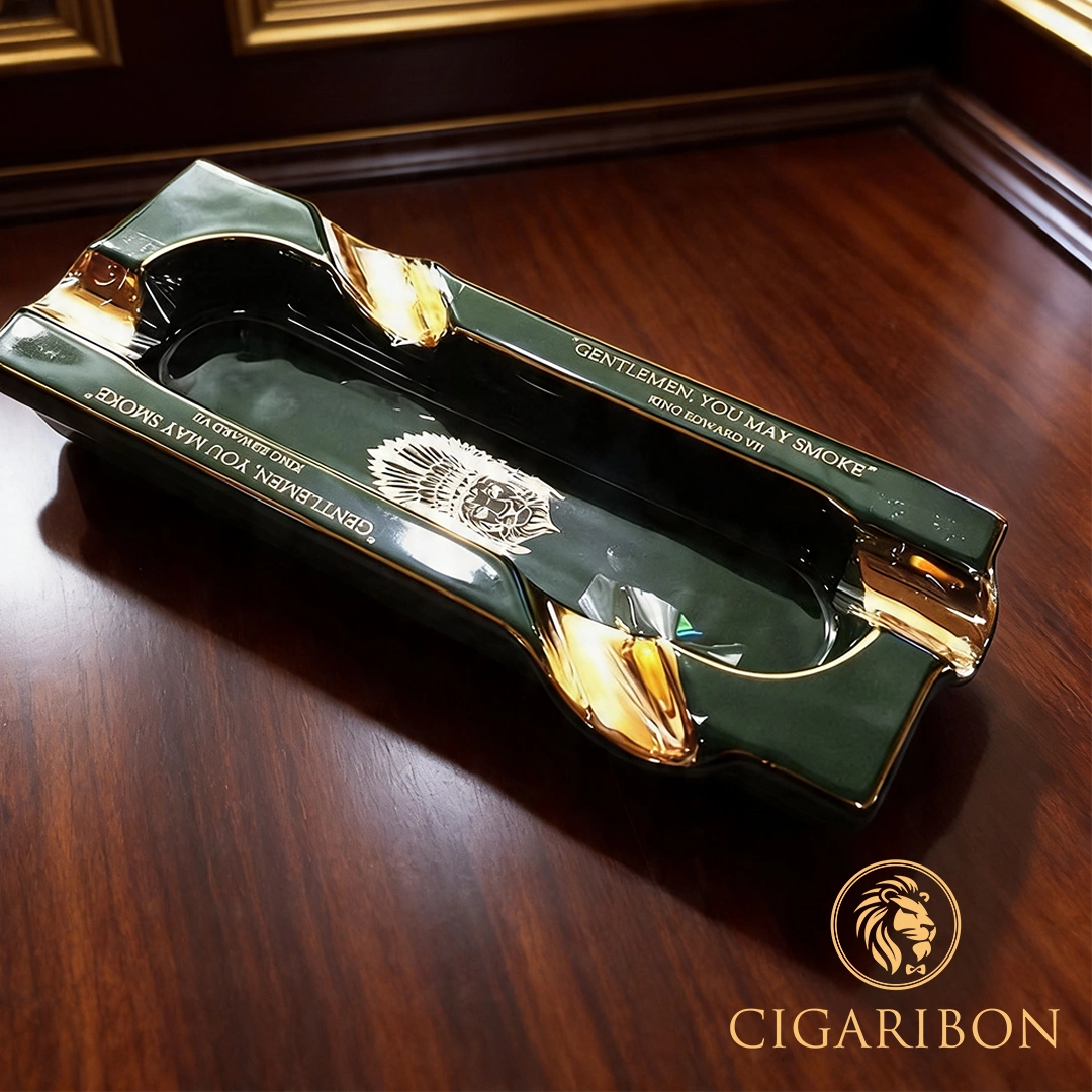 ASBAK CIGAR LUBINSKI ELEGANT 4 SLOT LUXURY ASHTRAY YJA20034