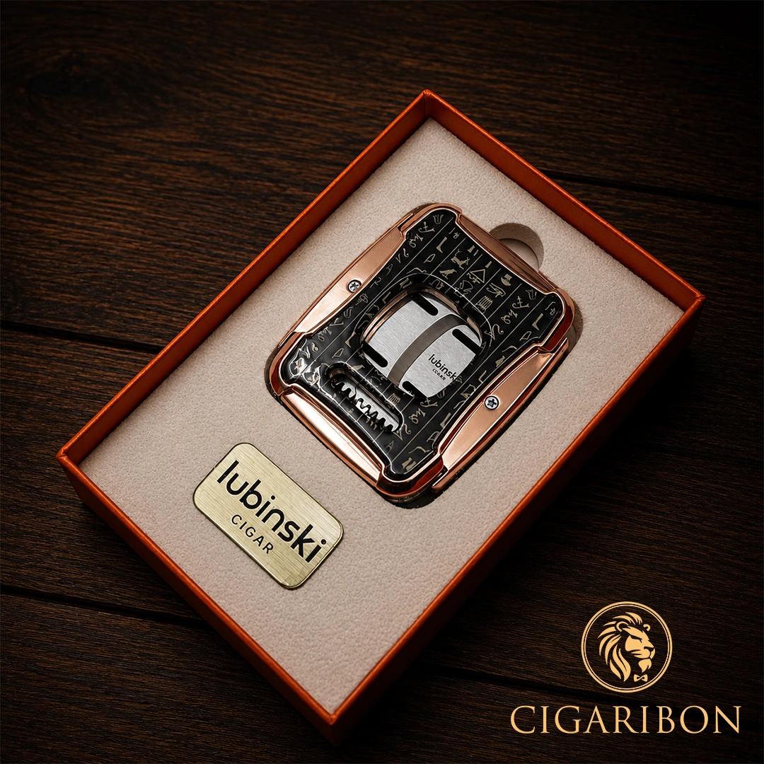 CIGAR CUTTER PREMIUM LUBINSKI DUAL BLADES YJA-30031