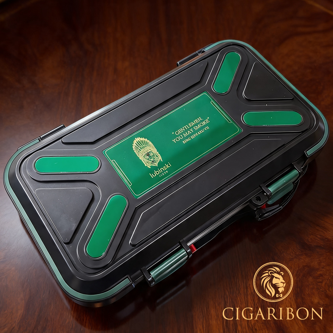 TRAVEL CIGAR HUMIDOR LUINSKI PLASTIC MINIMALIST YJA-50022