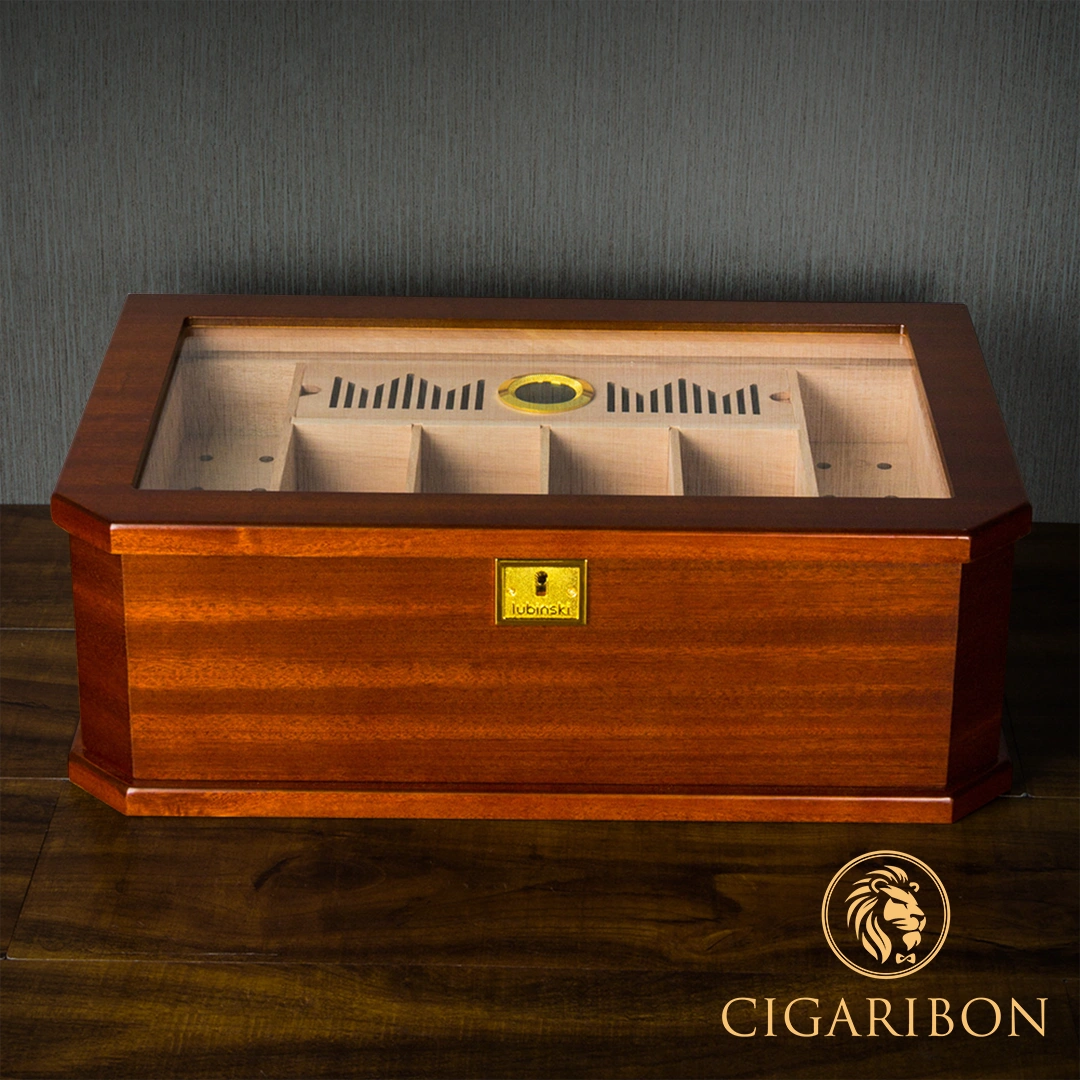 HUMIDOR KOTAK PENYIMPANAN PERSEGI WOODEN BOX YJA-60040