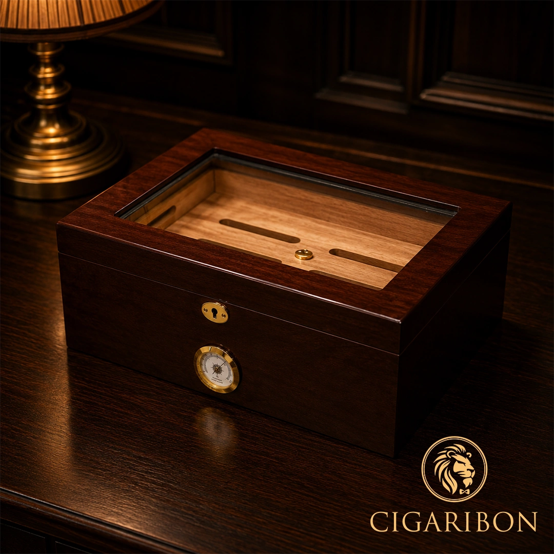 KOTAK CERUTU HUMIDOR CIGAR WOODEN BOX
