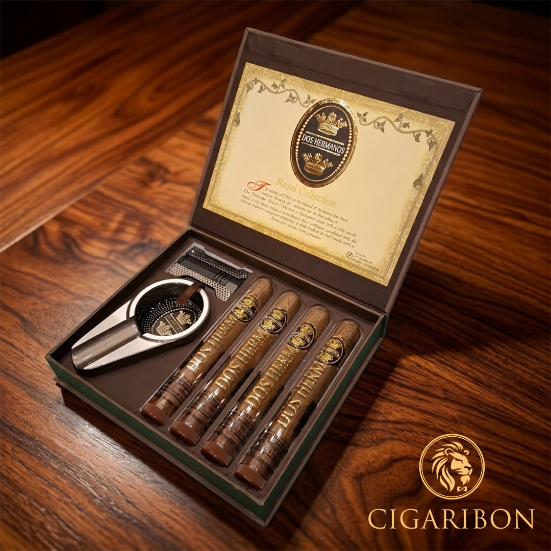 DOS HERMANOS ROYAL COLLECTION GIFT SET ASBAK KOREK